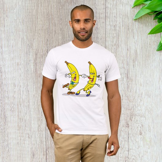 Dancing Bananas Mannen T-shirt