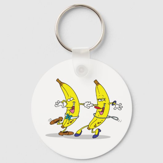 Dancing Bananas Sleutelhanger (Voorkant)