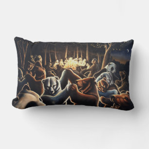 Dancing Beer Art Pillow Beer Decor Art Pillow Kussen