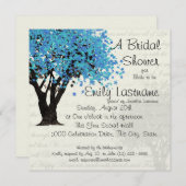 Dancing Blooms Tree Vrijgezellenfeest Kaart (Voorkant / Achterkant)