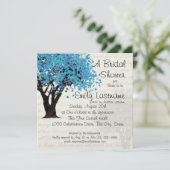 Dancing Blooms Tree Vrijgezellenfeest Kaart (Staand voorkant)