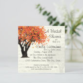 Dancing Blooms Tree Vrijgezellenfeest Kaart (Staand voorkant)