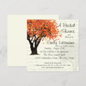 Dancing Blooms Tree Vrijgezellenfeest Kaart (Voorkant / Achterkant)