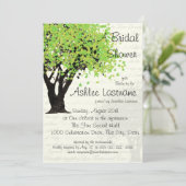 Dancing Blooms Tree Vrijgezellenfeest Kaart (Staand voorkant)