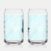 Dancing Blue Raven Blikvorm Glas (Rechts)