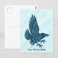 Dancing Blue Raven