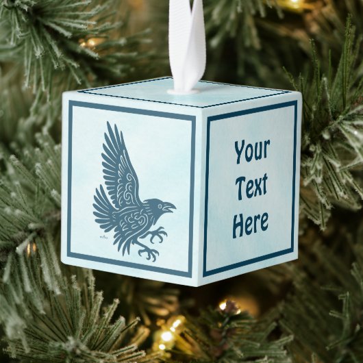 Dancing Blue Raven Decoratie (Boom)