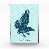 Dancing Blue Raven Fotoblokken (Voorkant)