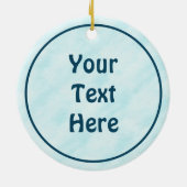 Dancing Blue Raven Keramisch Ornament (Achterkant)