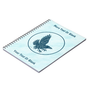 Dancing Blue Raven Notitieboek