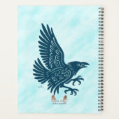 Dancing Blue Raven Planner (Achterkant)