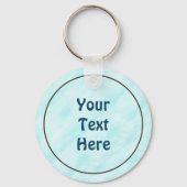 Dancing Blue Raven Sleutelhanger (Achterkant)