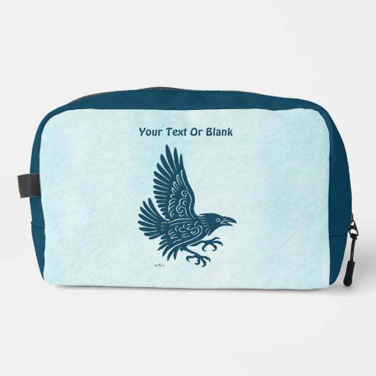 Dancing Blue Raven Toilettasje (Voorkant)
