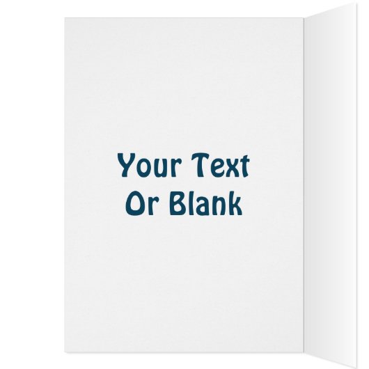 Dancing Blue Raven Wenskaart (Binnen (Links))