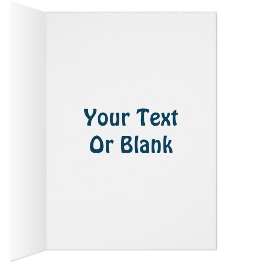 Dancing Blue Raven Wenskaart (Binnen (Rechts))