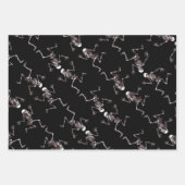 Dancing Botten Wrapping Paper Flat Sheet Set van 3 (Voorkant 3)