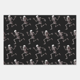 Dancing Botten Wrapping Paper Flat Sheet Set van 3