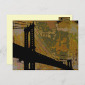 Dancing Bridge beroemd gemaakt door Briefkaart Mod (Voorkant / Achterkant)