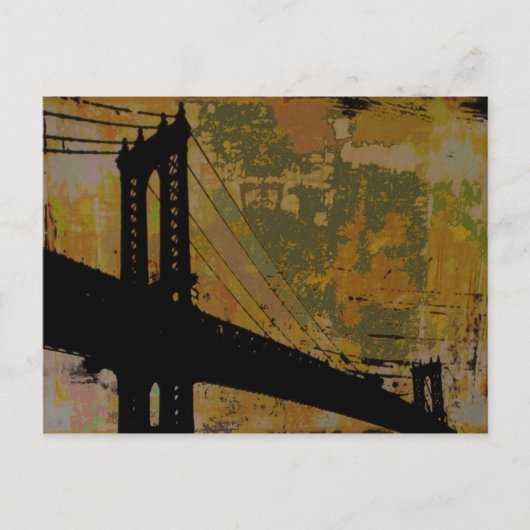 Dancing Bridge beroemd gemaakt door Briefkaart Mod (Voorkant)