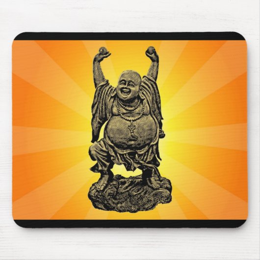 Dancing Buddha Mousepad Muismat (Voorkant)