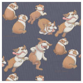 Dancing Bulldogs Stof (Close Up)