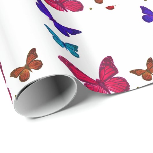 Dancing Butterflies inpakpapier (Rol Hoek)