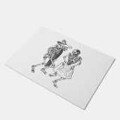 Dancing Calaveras Posada Deurmat (Schuin)