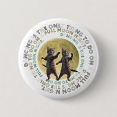 dancing cats-1 ronde button 5,7 cm (Voorkant)