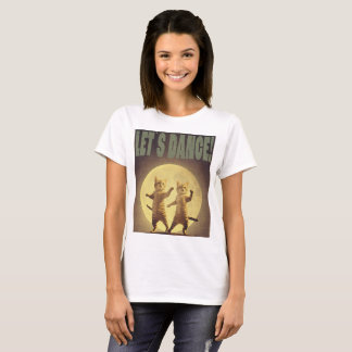 dancing cats-2 t-shirt