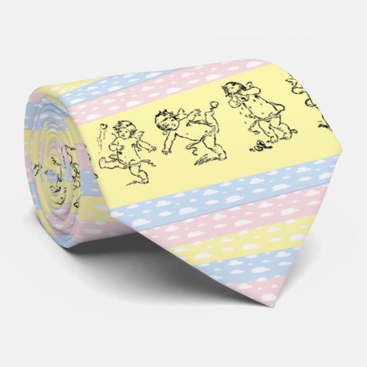 Dancing Cherubs CDH Awareness Necktie Stropdas (Opgerold)