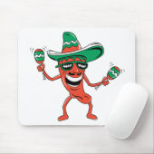 Dancing Chili Pepper Muismat (Met muis)