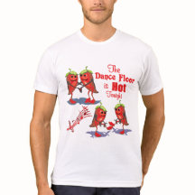 Dancing Chili Peppers Hot Tonight T-shirt