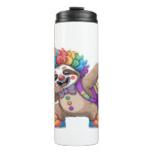 Dancing Clown Dabbing Spooky Halloween luiaards Ov Thermosbeker (Voorkant)