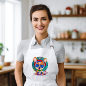 Dancing Corgi Kawaii Cute Lang Schort