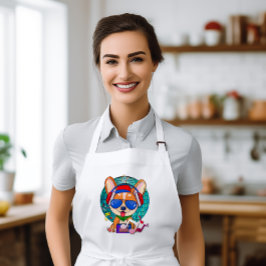 Dancing Corgi Kawaii Cute Lang Schort