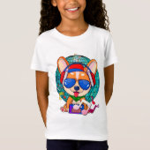Dancing Corgi Kawaii Cute T-shirt (Voorkant)
