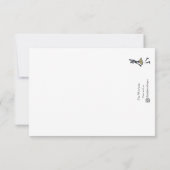 Dancing Couple Flat Card Kaart (Achterkant)