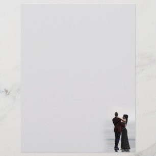 Dancing Couple Letterhead Stationery