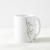 Dancing Couple Sketch Koffiemok (Voorkant rechts)