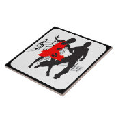 DANCING COUPLE TEGELTJE (Zijkant)