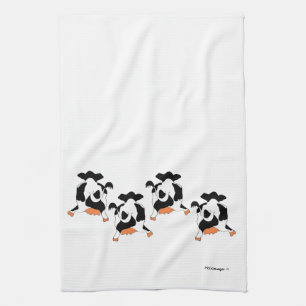 Dancing Cows Kitchen Towel Theedoek
