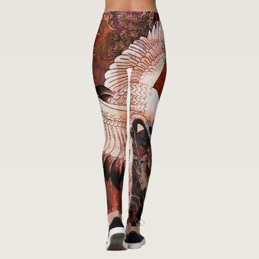 Dancing Crane Leggings (Achterkant)