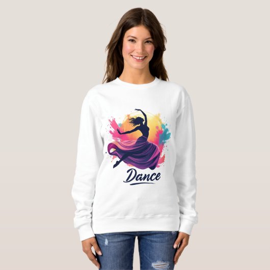 dancing danceparty dancelover trui (Voorkant volledig)