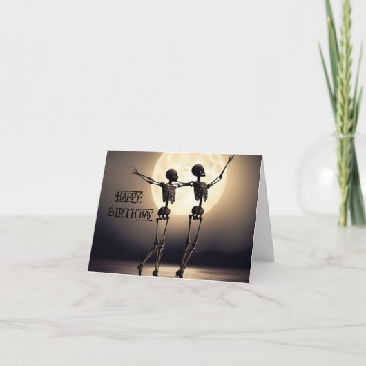 Dancing Dead verjaardagskaart Kaart (Voorkant)