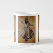 Dancing Dervish Ottoman Dynasty Art Grote Koffiekop (Voorkant)