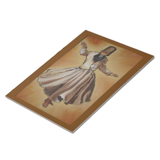 Dancing Dervish Ottoman Dynasty Art Notitieblok (Schuin)