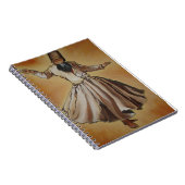 Dancing Dervish Ottoman Dynasty Art Notitieboek (Rechterzijde)