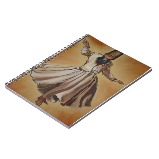 Dancing Dervish Ottoman Dynasty Art Notitieboek (Linkerzijde)