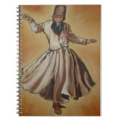 Dancing Dervish Ottoman Dynasty Art Notitieboek (Voorkant)