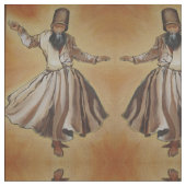 Dancing Dervish Ottoman Dynasty Art Stof (Close Up)